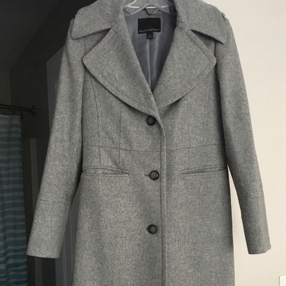 Banana Republic Melton Wool Coat
